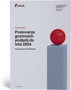 Naslovnica publikacije Poslovanje gostinskih podjetij do leta 2024